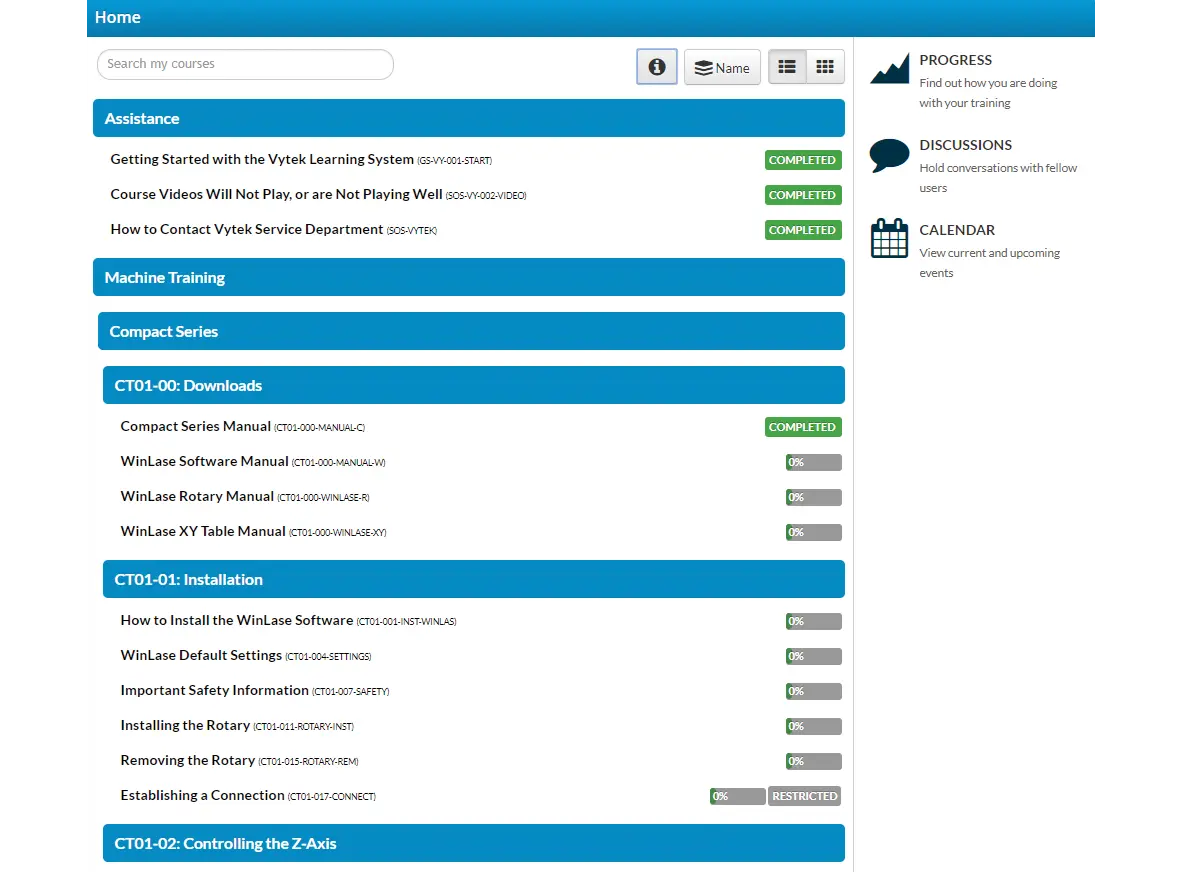 LMS Online learning management system